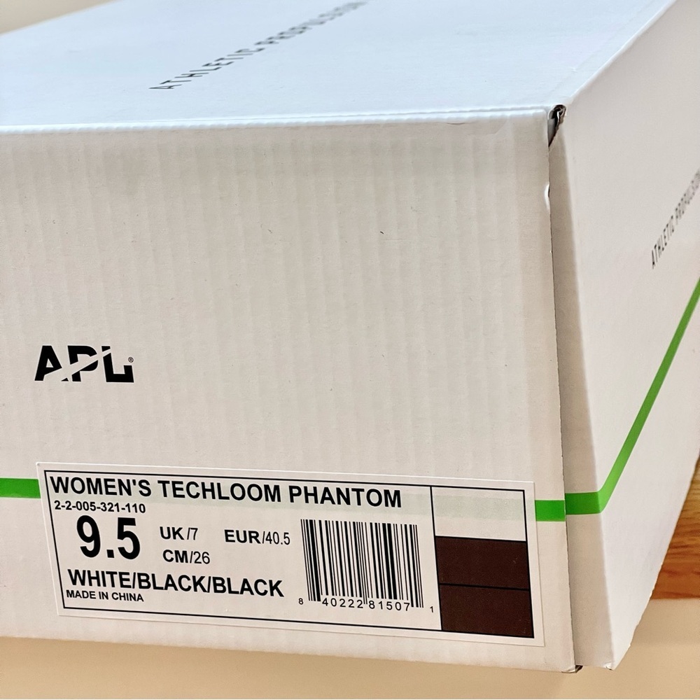 NWT APL Phantom Running Shoes Athletic Propulsion Labs Sneakers White / black - Picture 13 of 16